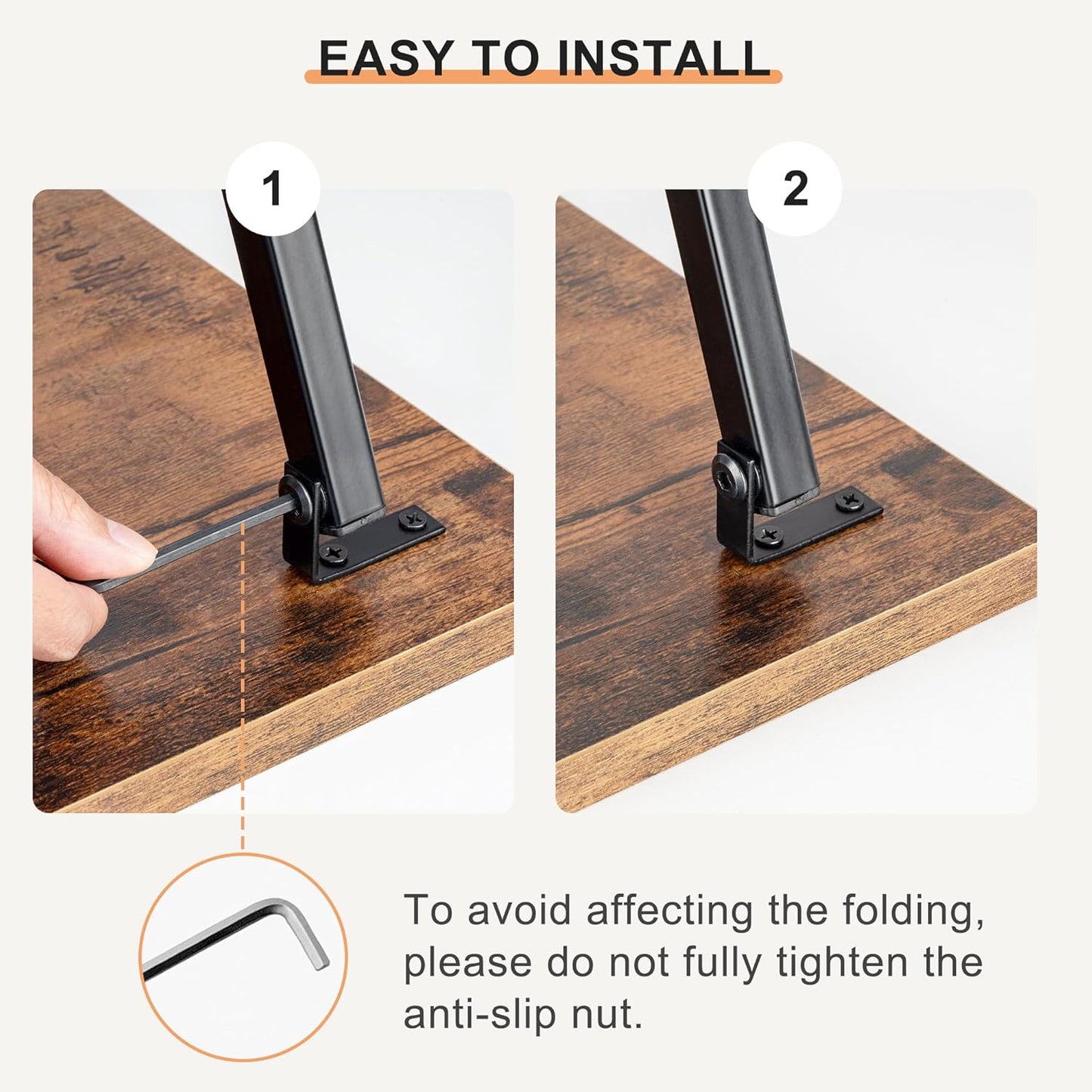 TV Tray Folding Dinner Table Set of 2