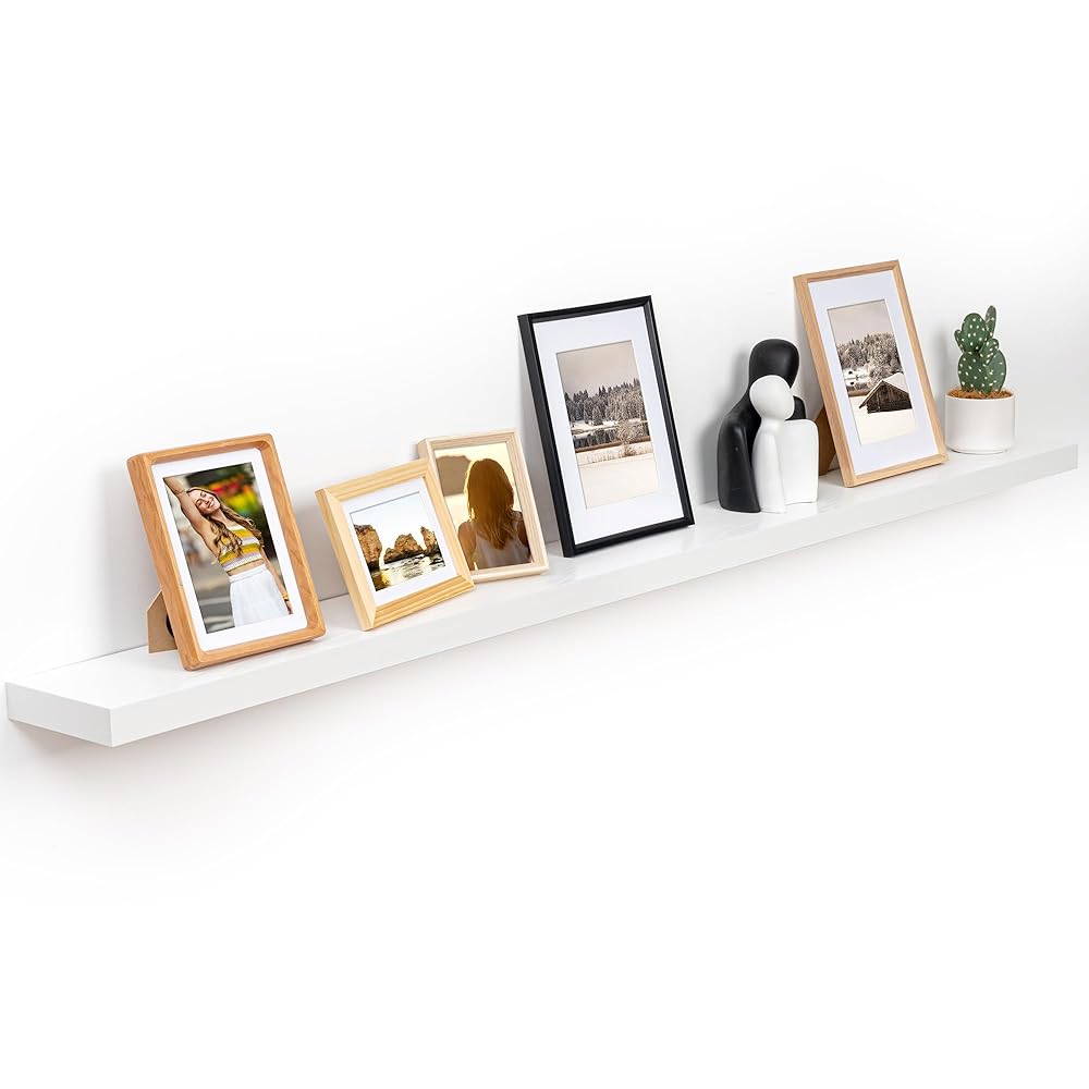 ShelfLoft 7 Inch Deep Fireplace Mantel Wall Mounted Farmhouse Floating Display Shelf