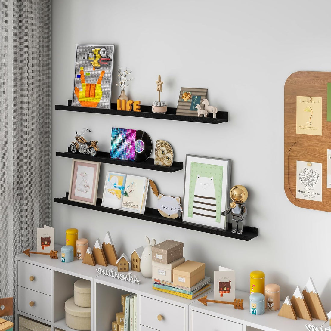 ⭐️Floating Shelves-007⭐️The Future of Wall Display and Storage: Picture Ledge Floating Shelves in 2025