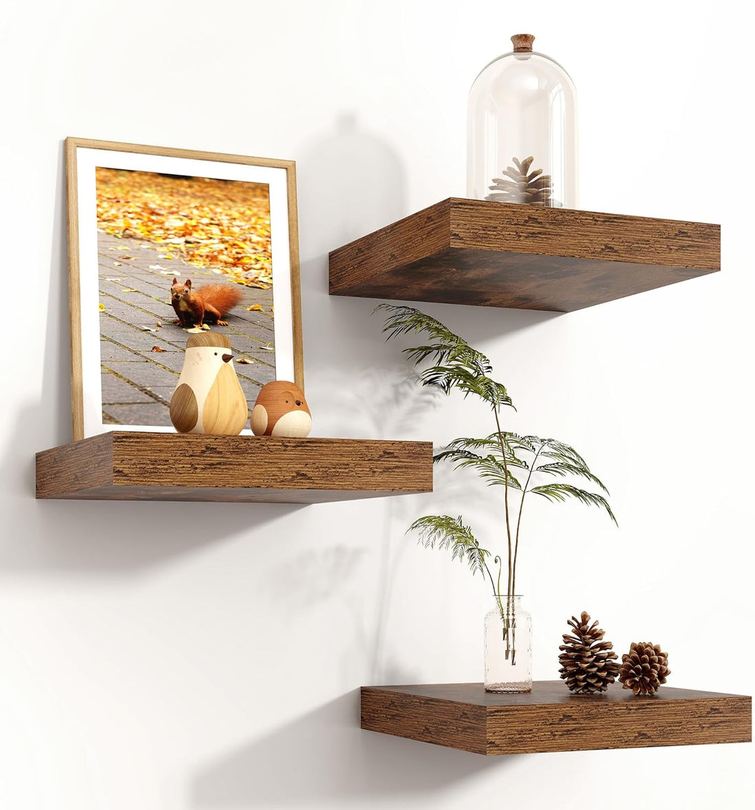 ⭐️Floating Shelves-012⭐️Maximizing Small Spaces: The Art of Smart Storage with ShelfLoft 8” Wide Square Floating Shelves
