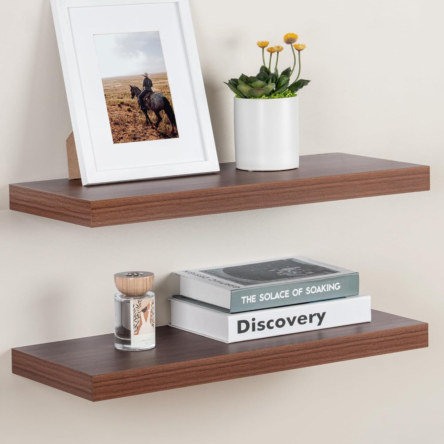 ShelfLoft 9.3 Inch Deep Floating Shelves for Wall Display&Storage