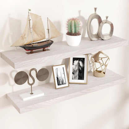 ShelfLoft 9.3 Inch Deep Floating Shelves for Wall Display&Storage
