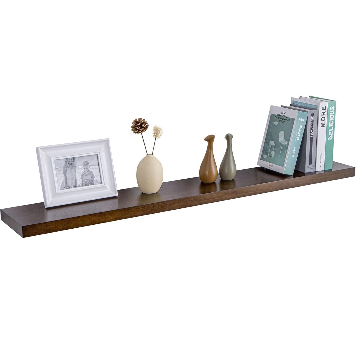 ShelfLoft 8 Inch Deep Usa-sourced Pine Wood Farmhouse Floating Shelves