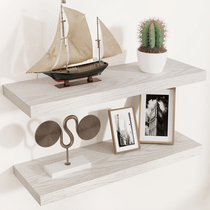 ShelfLoft 9.3 Inch Deep Floating Shelves for Wall Display&Storage