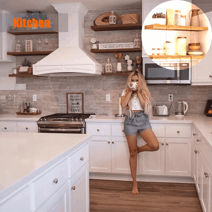 ShelfLoft 9.3 Inch Deep Floating Shelves for Wall Display&Storage