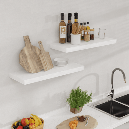 ShelfLoft 9.3 Inch Deep Floating Wall Shelves