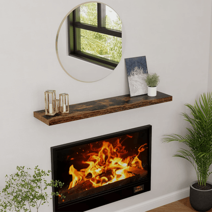 ShelfLoft 9.3 Inch Deep Floating Wall Shelves