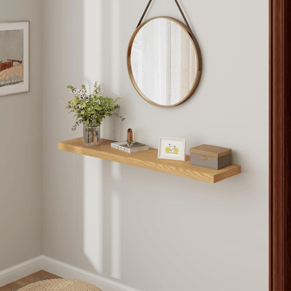 ShelfLoft 9.3 Inch Deep Floating Wall Shelves