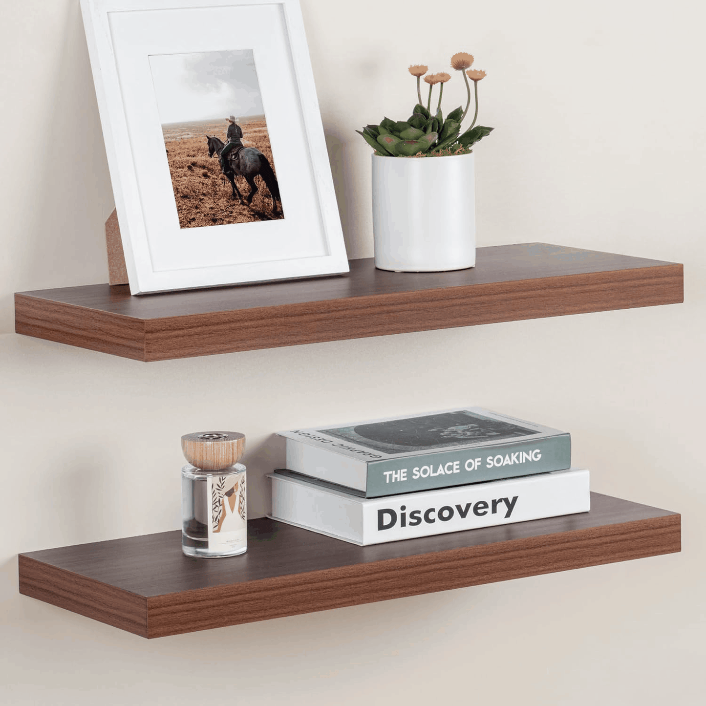 ShelfLoft 9.3 Inch Deep Floating Shelves for Wall Display&Storage