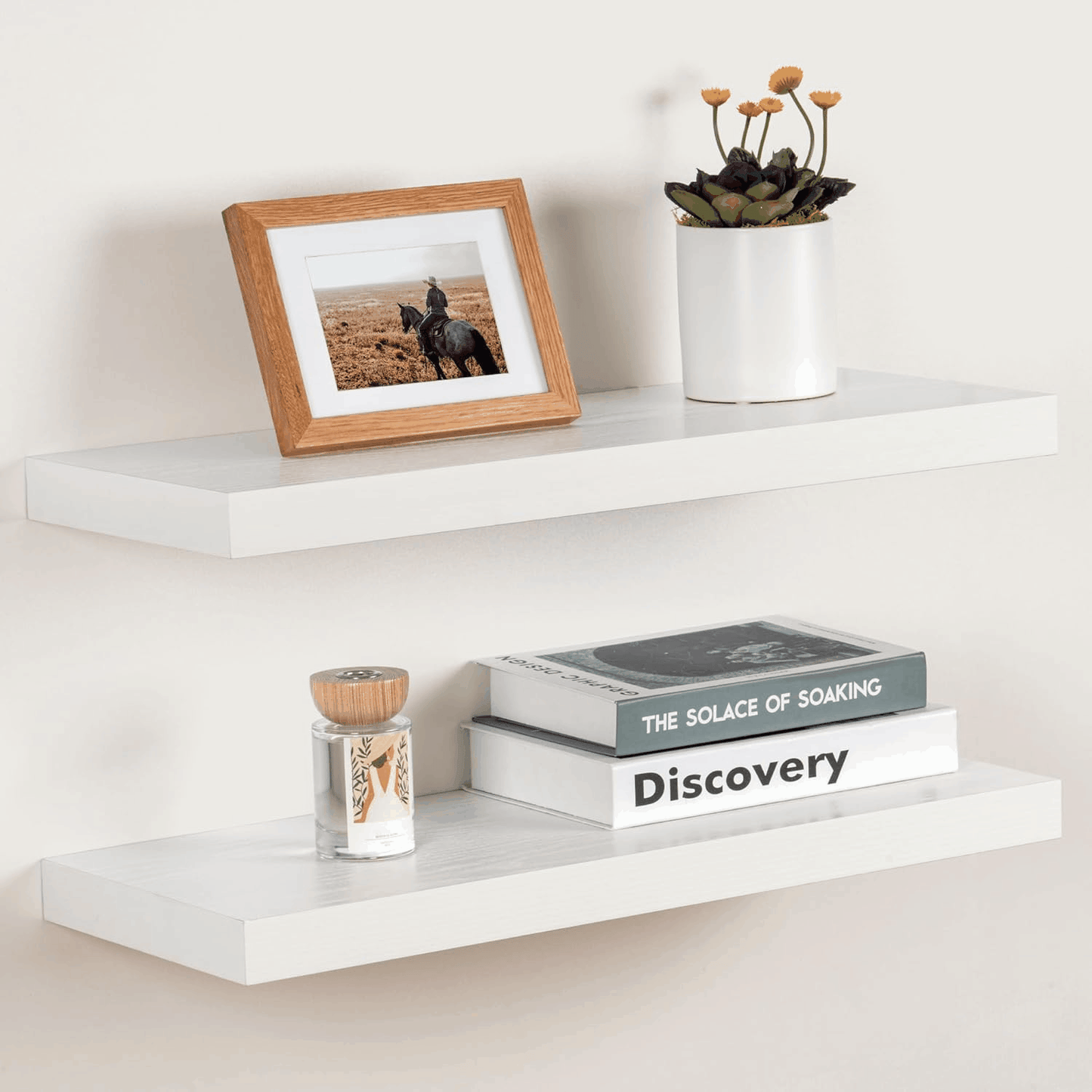 ShelfLoft 9.3 Inch Deep Floating Shelves for Wall Display&Storage