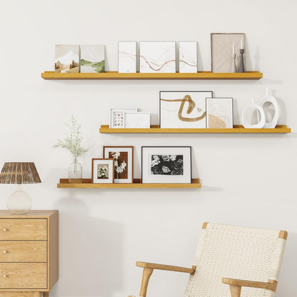 ShelfLoft 4.7 Inch Deep Floating Wall Shelves Picture Ledge Shelf,4 Pack