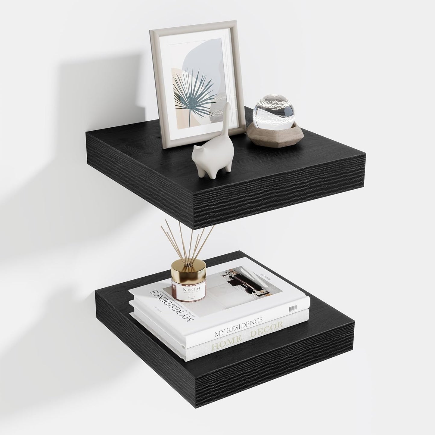 ShelfLoft 9 Inch Deep Floating Shelves for Wall Storage