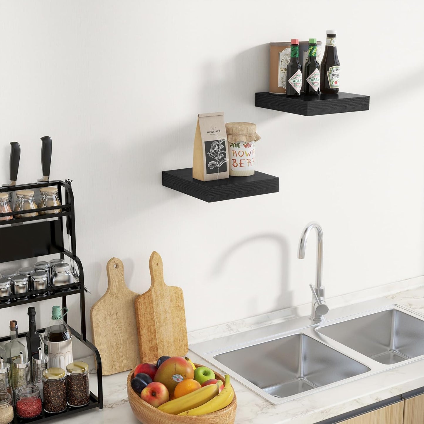 ShelfLoft 9 Inch Deep Floating Shelves for Wall Storage