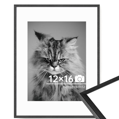 c 9 Sizes Thin Aluminum Metal Picture Frame with High Definition Plexiglass