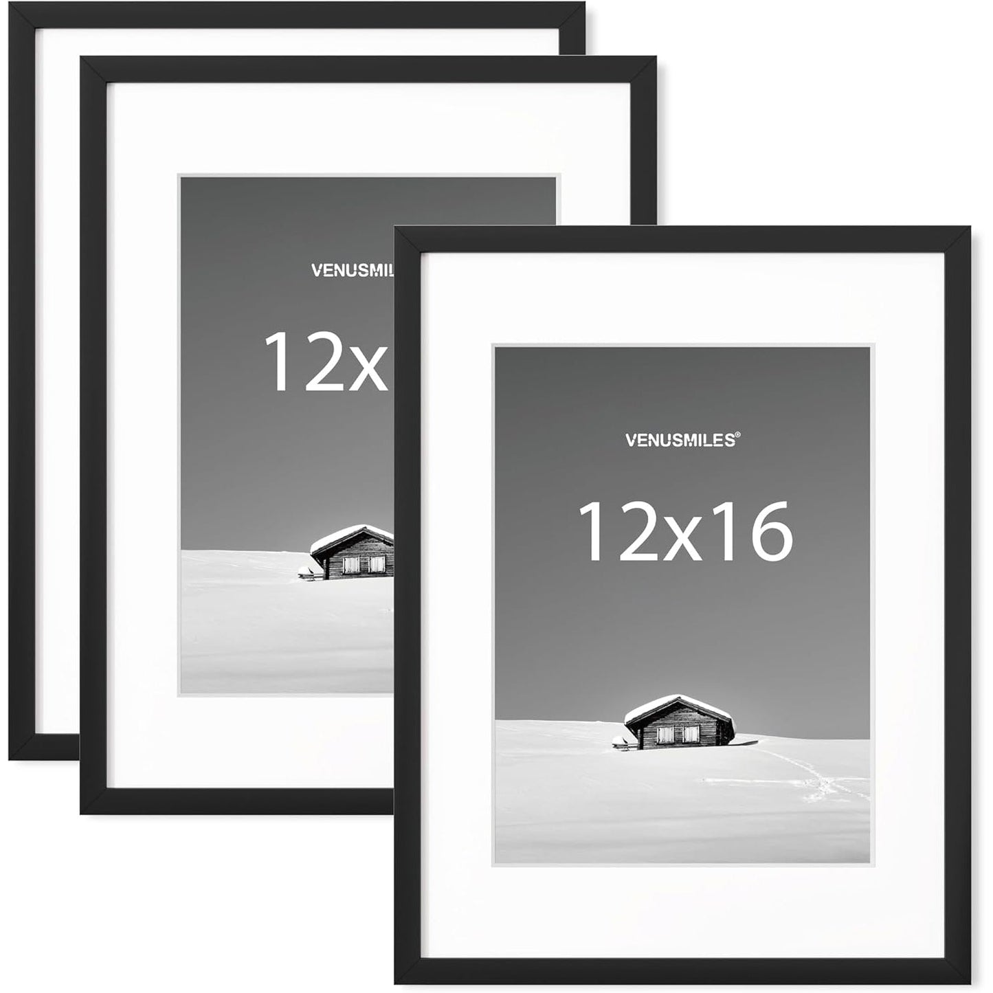 Shelfloft 10 Sizes Wall Hanging Picture Frame with Removable Mat