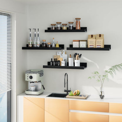 ShelfLoft 5.7 Inch Deep Picture Ledge Shelf Floating Shelves Set of 3