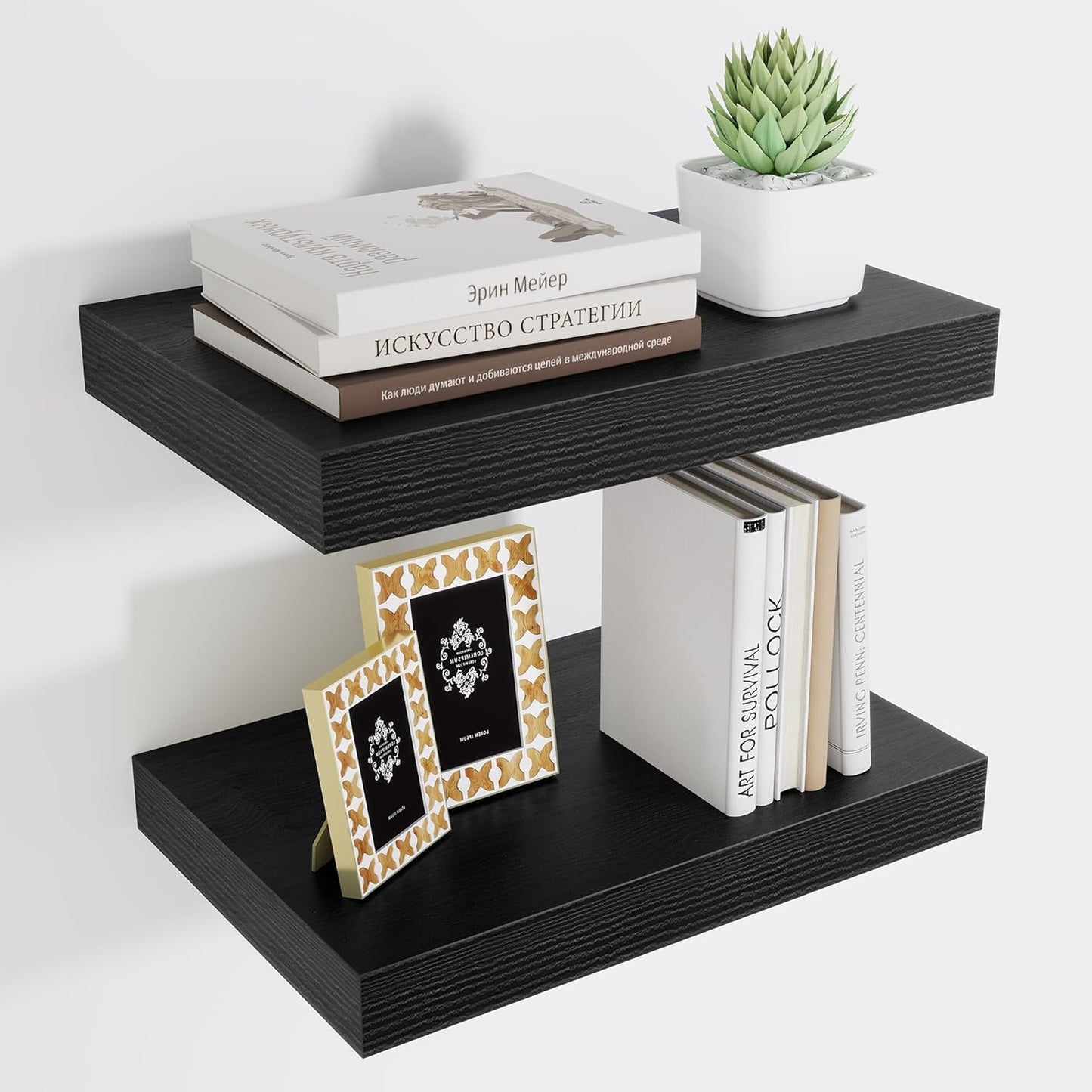 ShelfLoft 9 Inch Deep Floating Shelves for Wall Storage