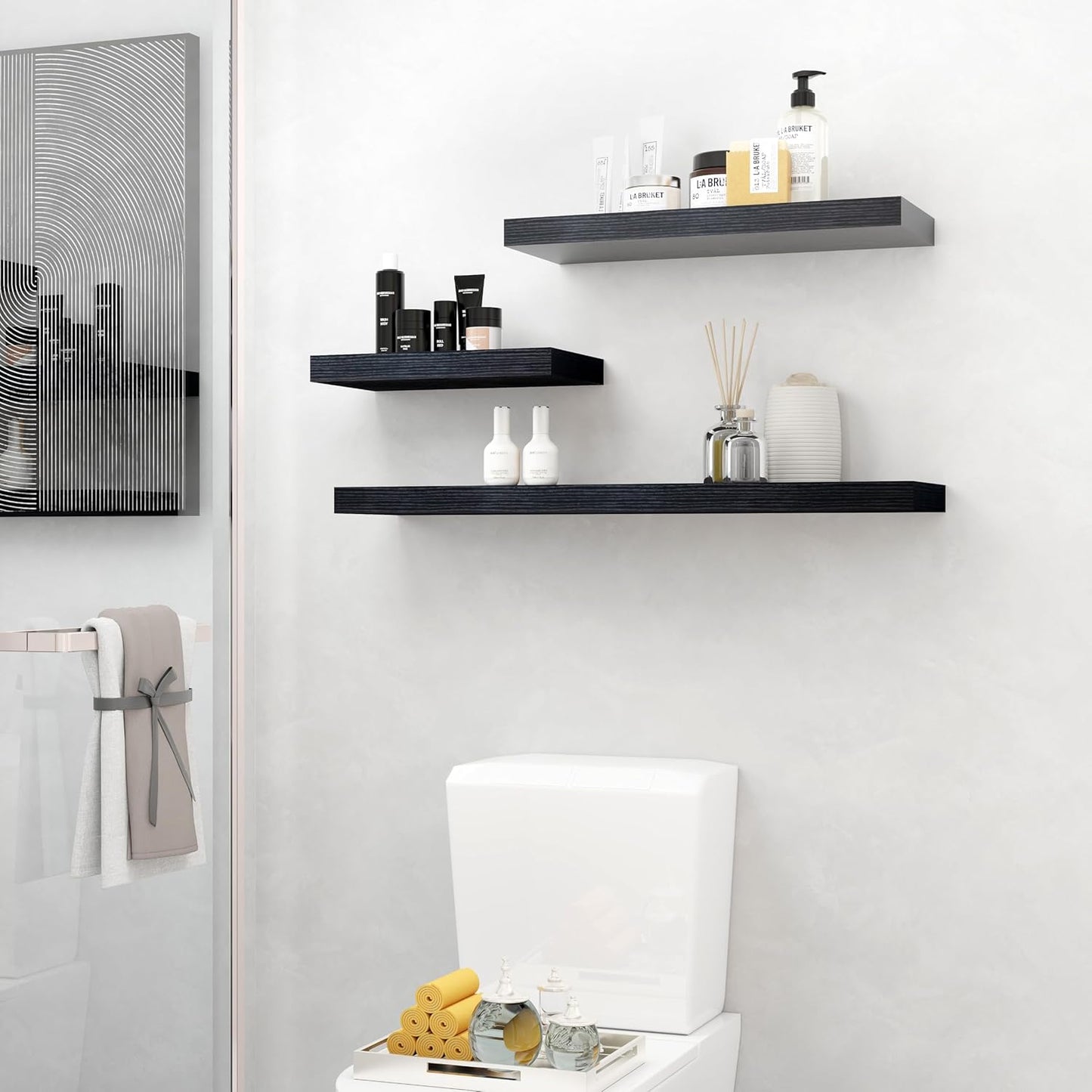 ShelfLoft 9 Inch Deep Wall Storage Floating Shelves