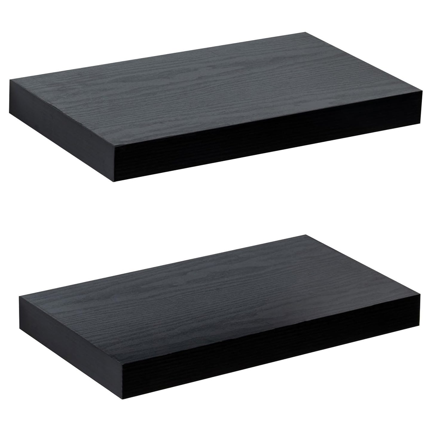 ShelfLoft 16" Wide x 9" Deep Wall Storage Floating Shelves, 2 Pack