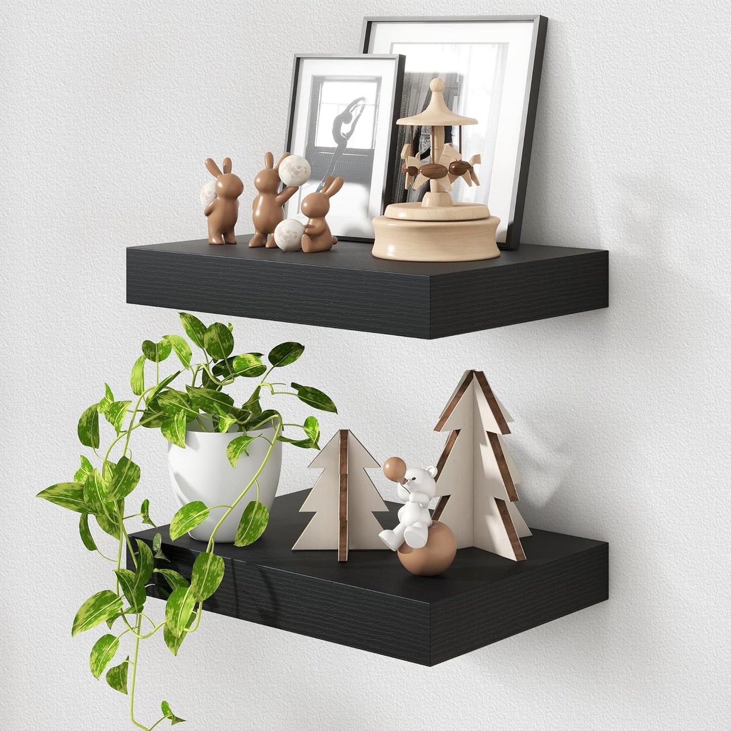 ShelfLoft 11.6 Inch Deep Floating Shelves for Wall Storage