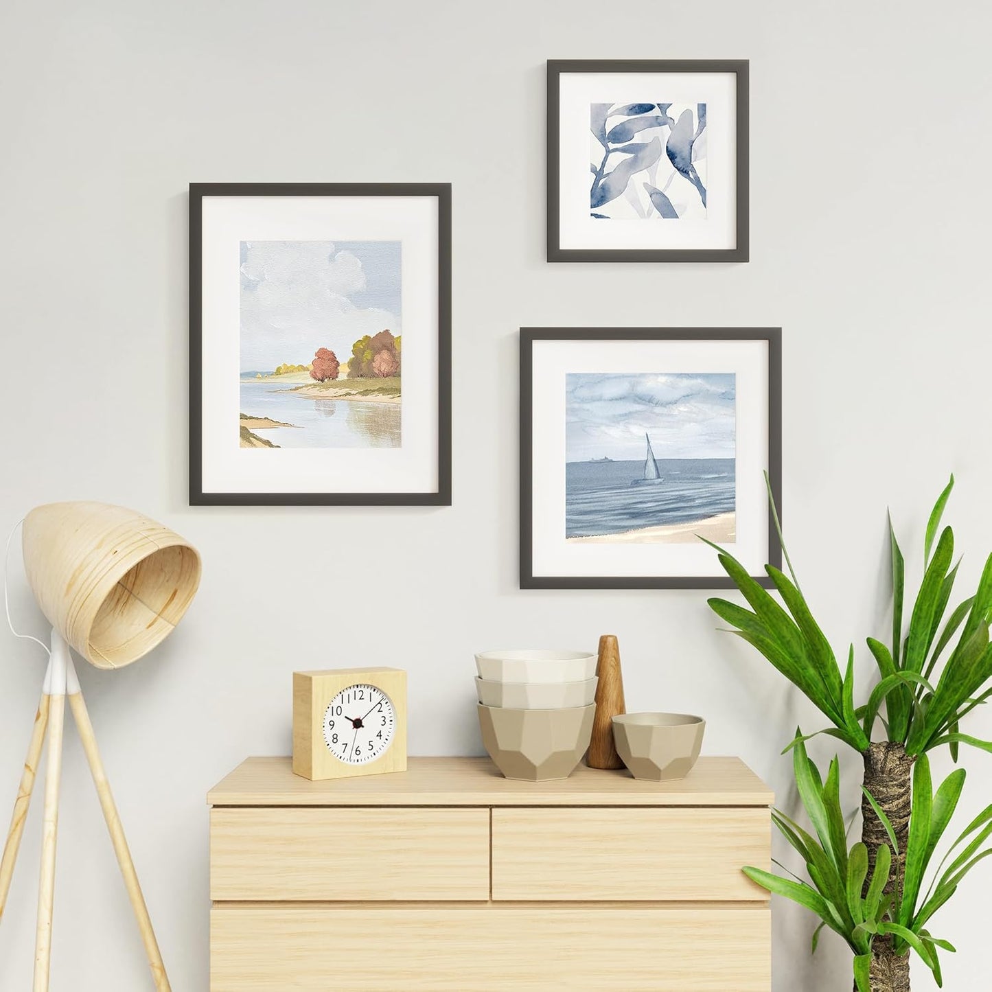 ShelfLoft Nature Solid Wood Photo Frames with Plexiglass