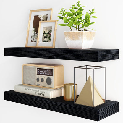 ShelfLoft 7 Inch Deep Fireplace Mantel Wall Mounted Farmhouse Floating Display Shelf