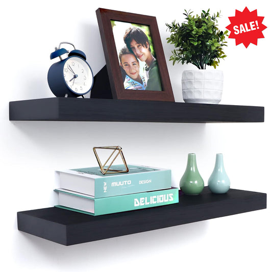 ShelfLoft 8 inch Deep Wall Storage Floating Shelves