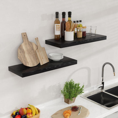 ShelfLoft 9.3 Inch Deep Floating Wall Shelves