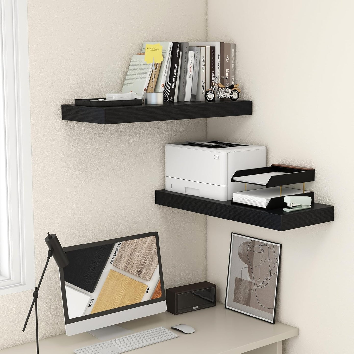 ShelfLoft 11.6 Inch Deep Floating Shelves for Wall Storage