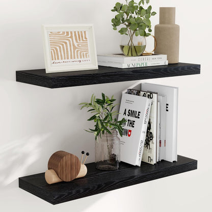 ShelfLoft 9.3 Inch Deep Floating Wall Shelves