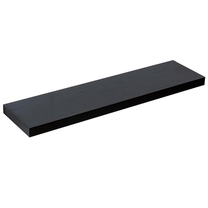 ShelfLoft 9"D x 1.6"H Black Wall Storage Floating Shelves