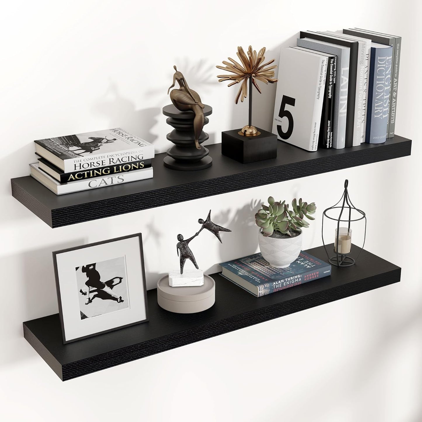 ShelfLoft 9 Inch Deep Floating Shelves for Wall Storage