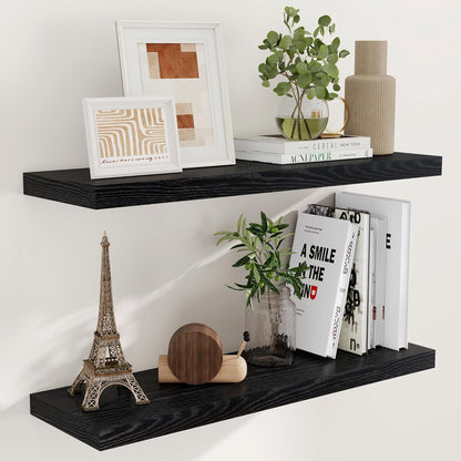 ShelfLoft 9.3 Inch Deep Floating Wall Shelves