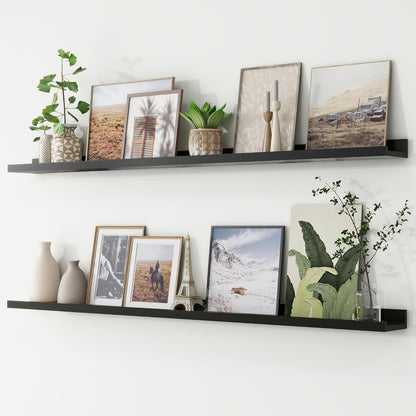 ShelfLoft 4.7 Inch Deep Picture Ledge Shelf Wall Mounted Floating Shelves