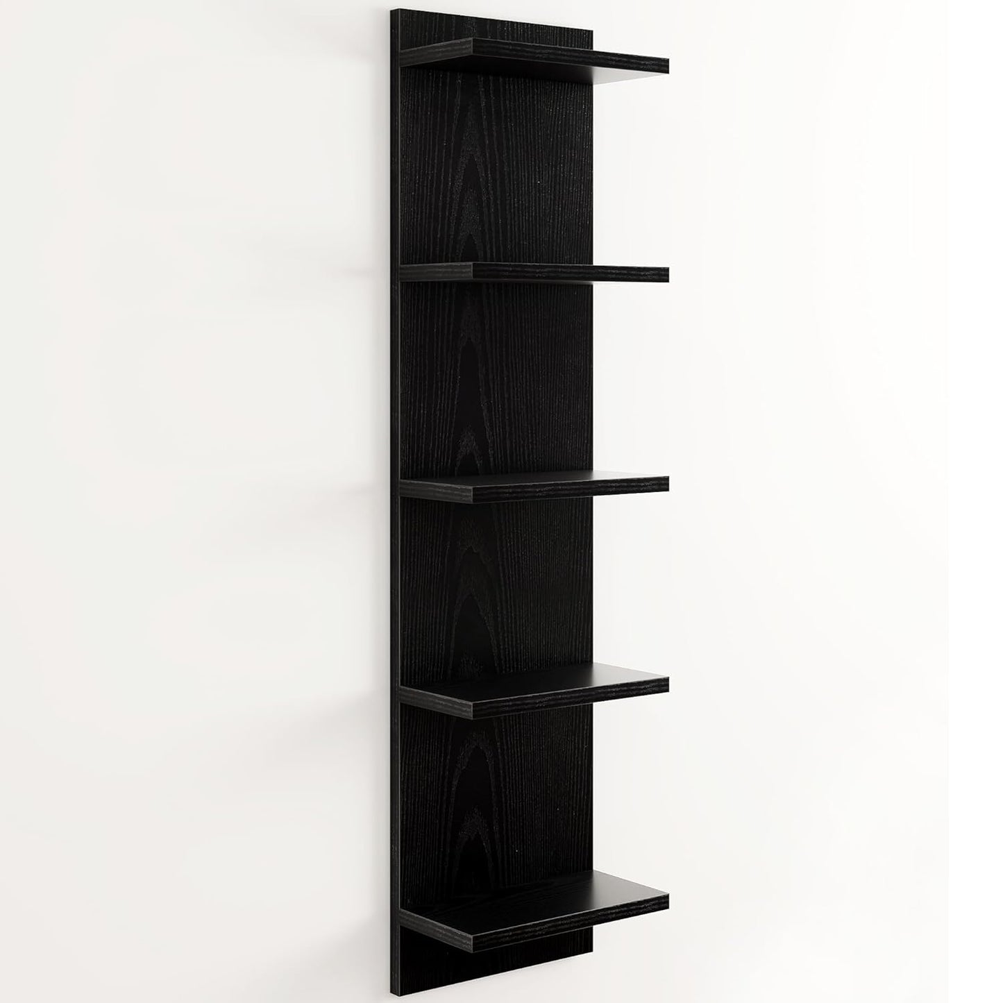 ShelfLoft 5 Tier 5.5" Deep Floating Storage Wall Shelf Unit