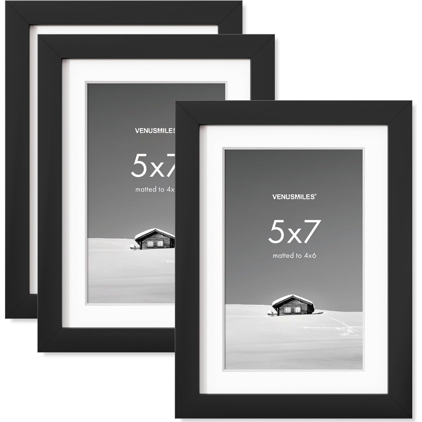 Shelfloft 10 Sizes Wall Hanging Picture Frame with Removable Mat