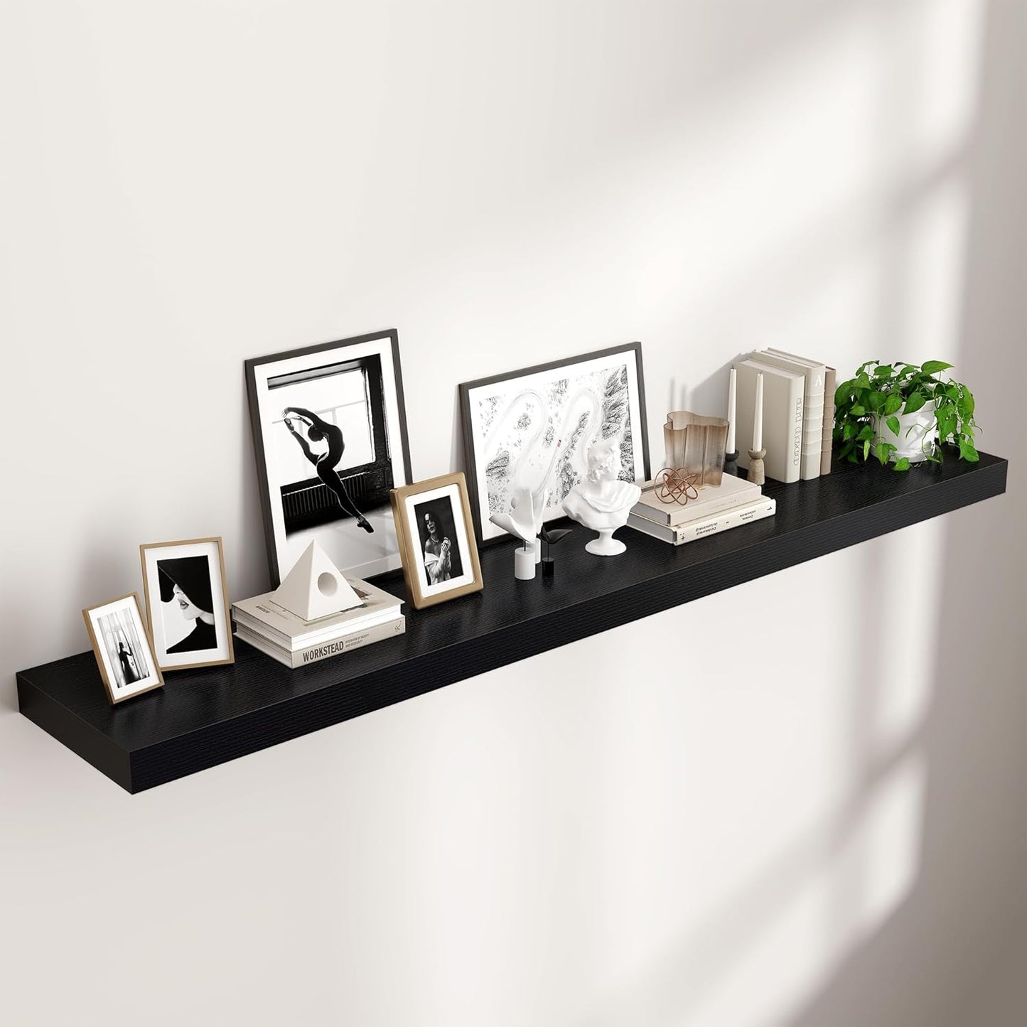 ShelfLoft 9 Inch Deep Floating Shelves for Wall Storage