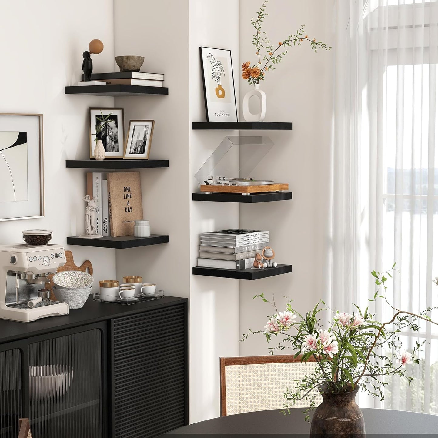 ShelfLoft 9 Inch Deep Floating Shelves for Wall Storage