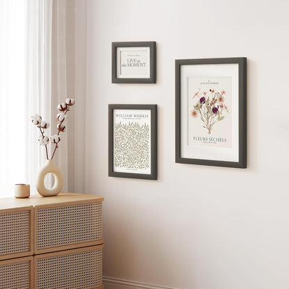 ShelfLoft Nature Solid Wood Photo Frames with Plexiglass