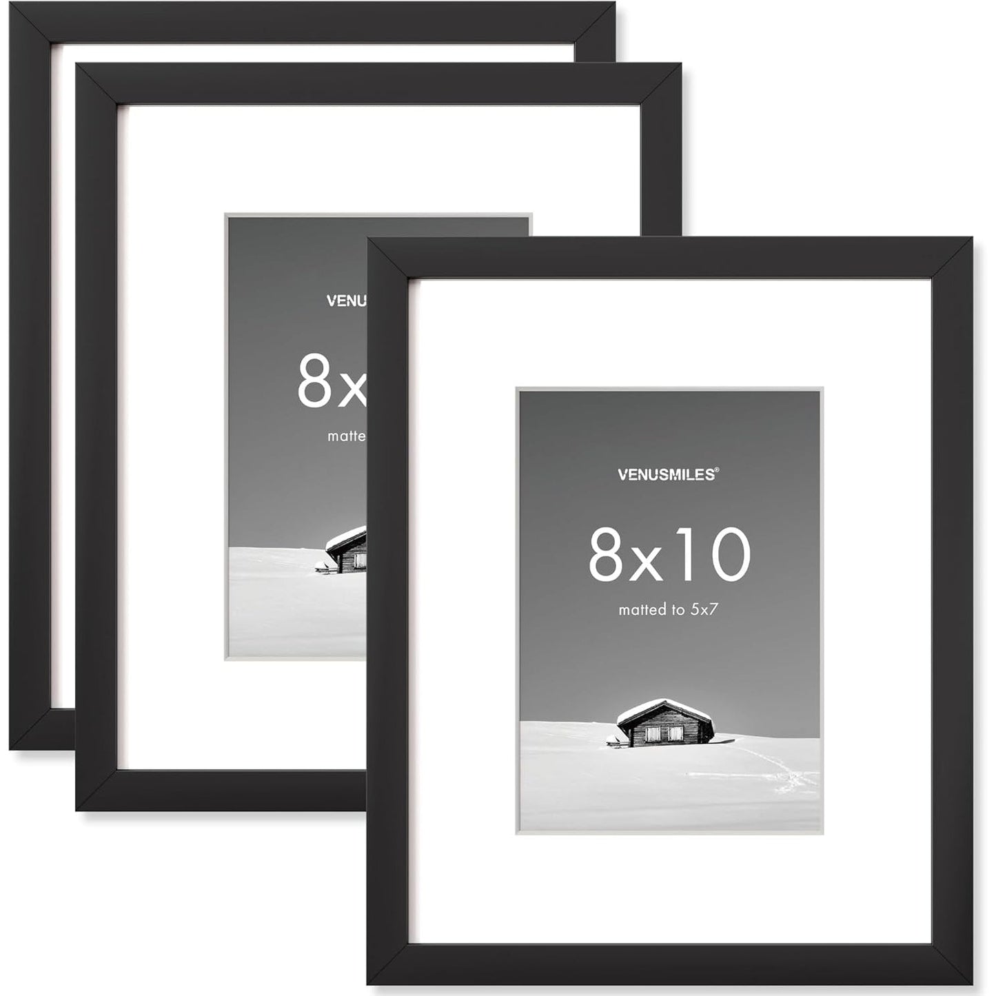 Shelfloft 10 Sizes Wall Hanging Picture Frame with Removable Mat