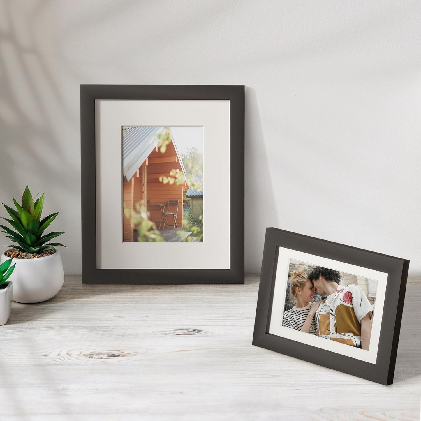 ShelfLoft Nature Solid Wood Photo Frames with Plexiglass