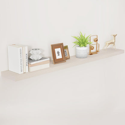 ShelfLoft 9.3"D x 1.5"H Birch Floating Shelves for Wall Storage