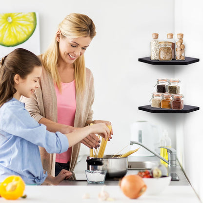 ShelfLoft Wall Mount Floating Corner Shelves