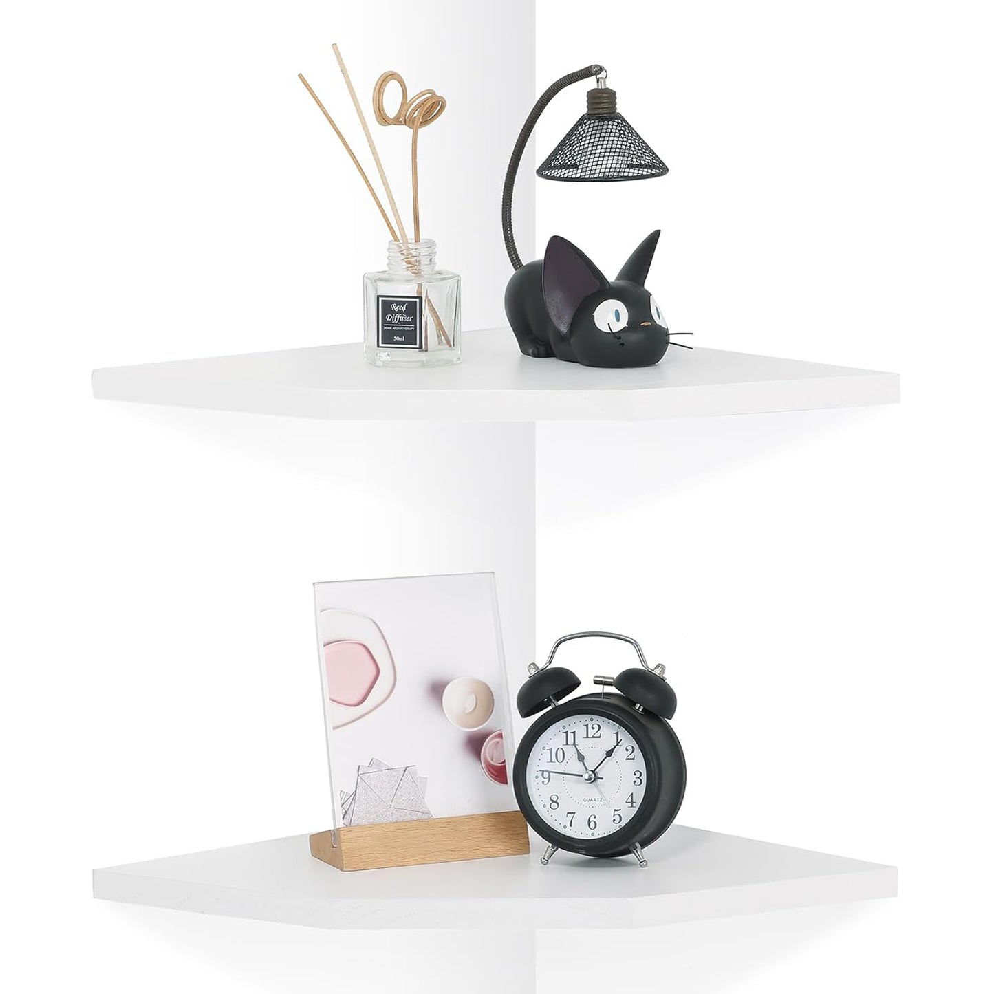 ShelfLoft Wall Mount Floating Corner Shelves