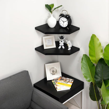 ShelfLoft Wall Mount Floating Corner Shelves