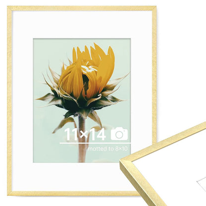 c 9 Sizes Thin Aluminum Metal Picture Frame with High Definition Plexiglass