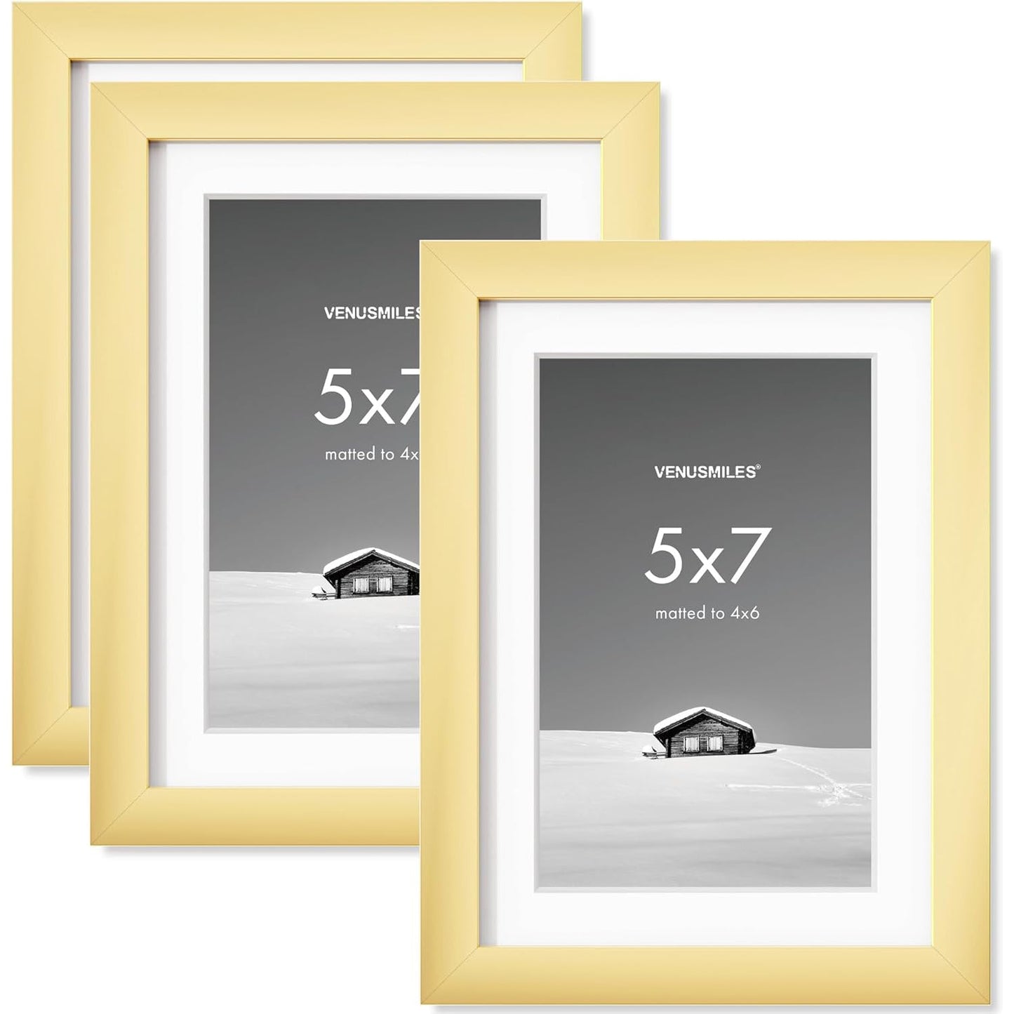 Shelfloft 10 Sizes Wall Hanging Picture Frame with Removable Mat