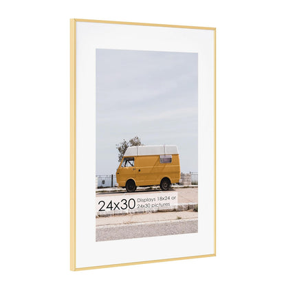 ShelfLoft 16 Sizes Metal Picture Frame Aluminum Photo Frames