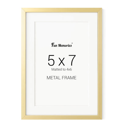 ShelfLoft 16 Sizes Metal Picture Frame Aluminum Photo Frames