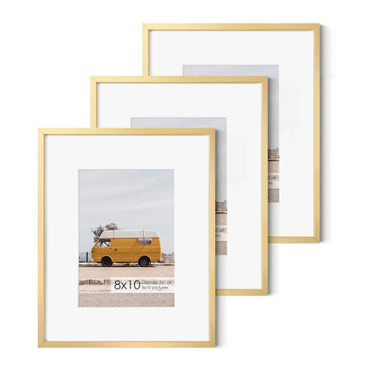 ShelfLoft 16 Sizes Metal Picture Frame Aluminum Photo Frames